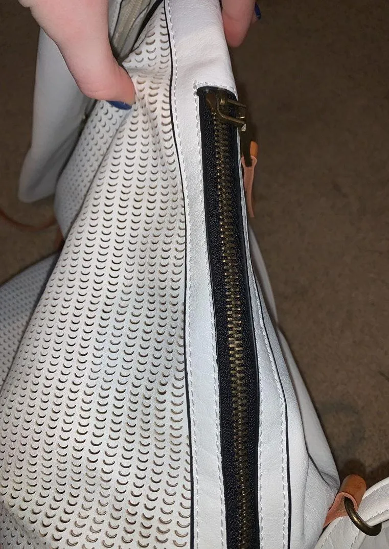 White ChillX Backpack Purse - Image 6