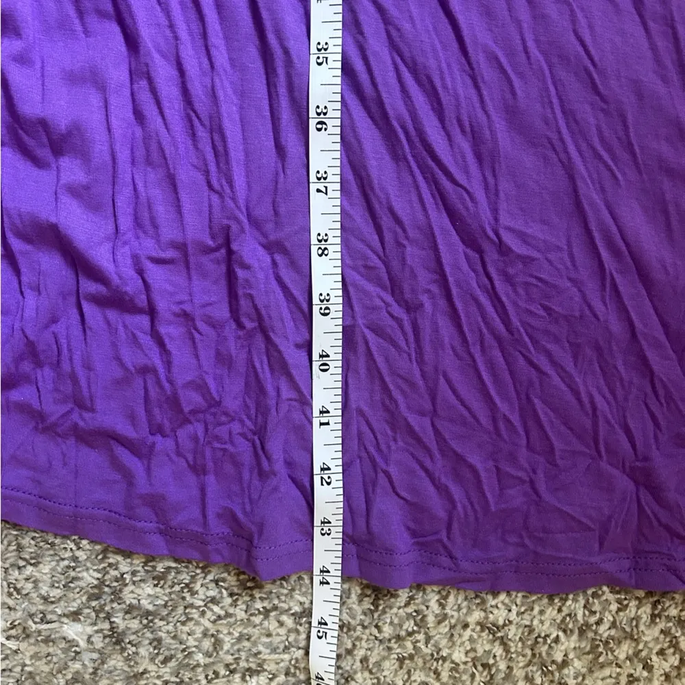 NWT Urban Coco Purple Mini T-Shirt Dress Summer Casual Lightweight Comfy XXL - Image 7