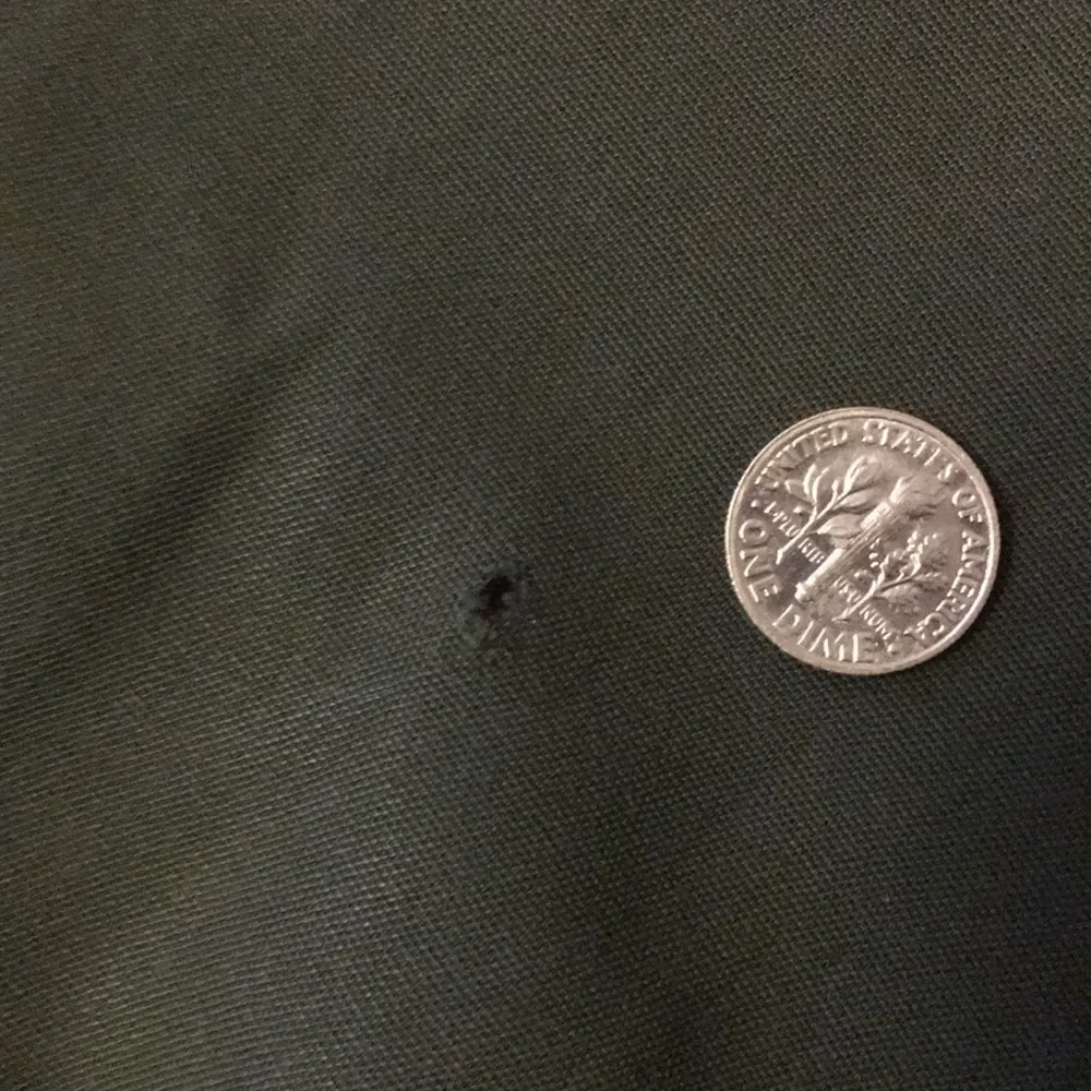 Vintage dark green knee length a line skirt with pleats size Medium - Image 7