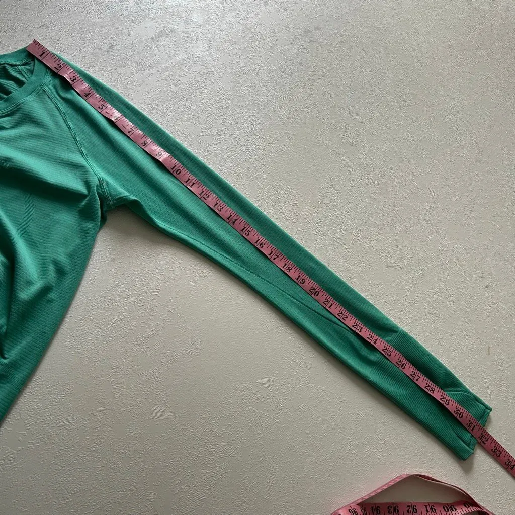 Lululemon Swiftly Tech Long Sleeve 2.0 Green Teal | Size 8 | Lightweight Seamles - Image 7