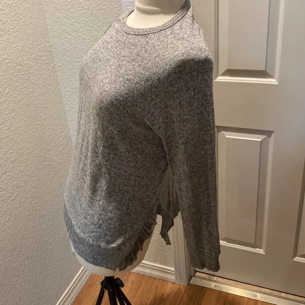 Anthropologie Postmark Lightweight Ruffle Hem Pullover Sweater EUC Sz S - Image 36