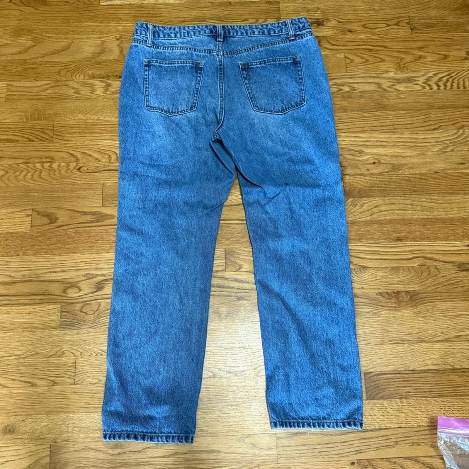 Future Collective with br Kahlana Barfield Brown Blue Denim 14 Size 14P - Image 5