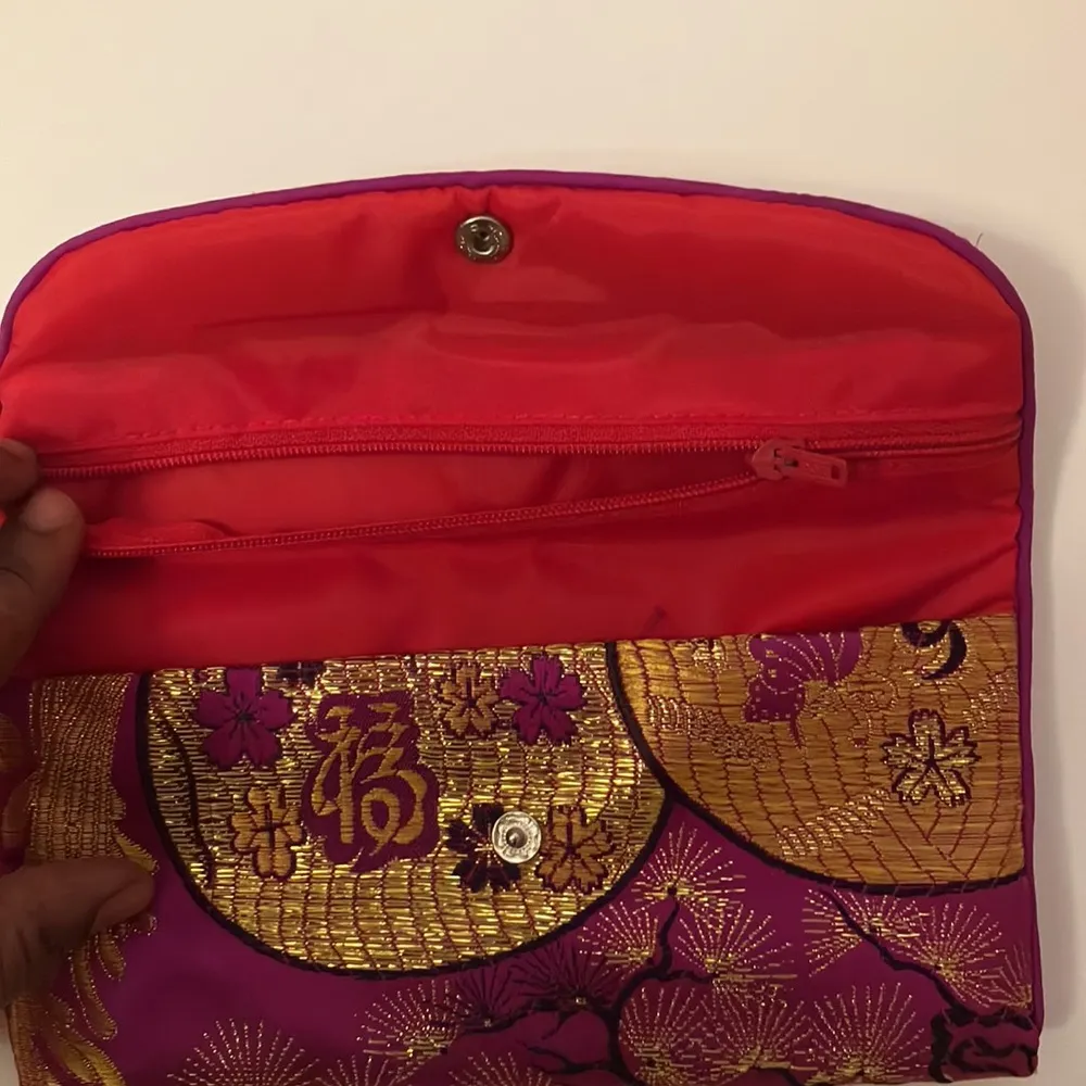 Homemade woman’s wallet/clutch bag Purple - Image 6