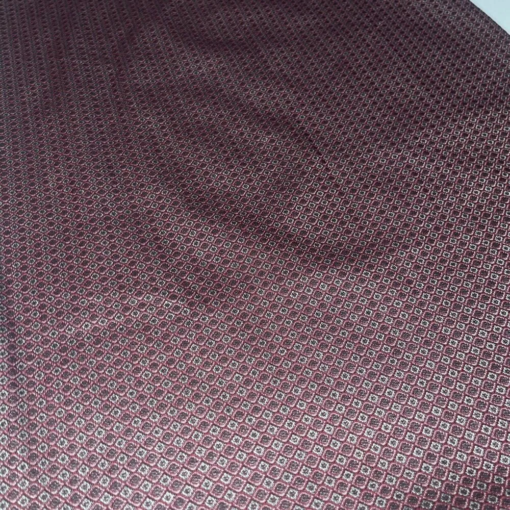 Max Studio London XL Midi Metallic Pink Patterned Skirt Ruffle Hem - Image 3