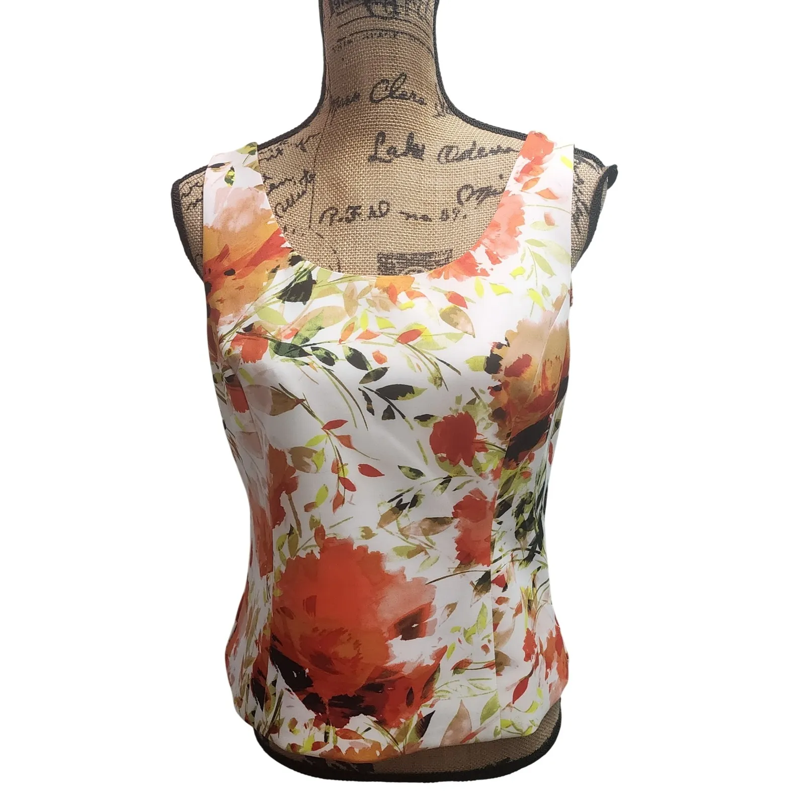 Kasper Women's Orange Blazer Jacket Size 10P Two Button Tailored Fit - Image 8