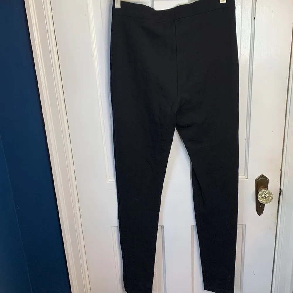 BetaBrand Black Skinny High Waist Yoga Comfy Flattering Dress Pants W-218 Size M - Image 5