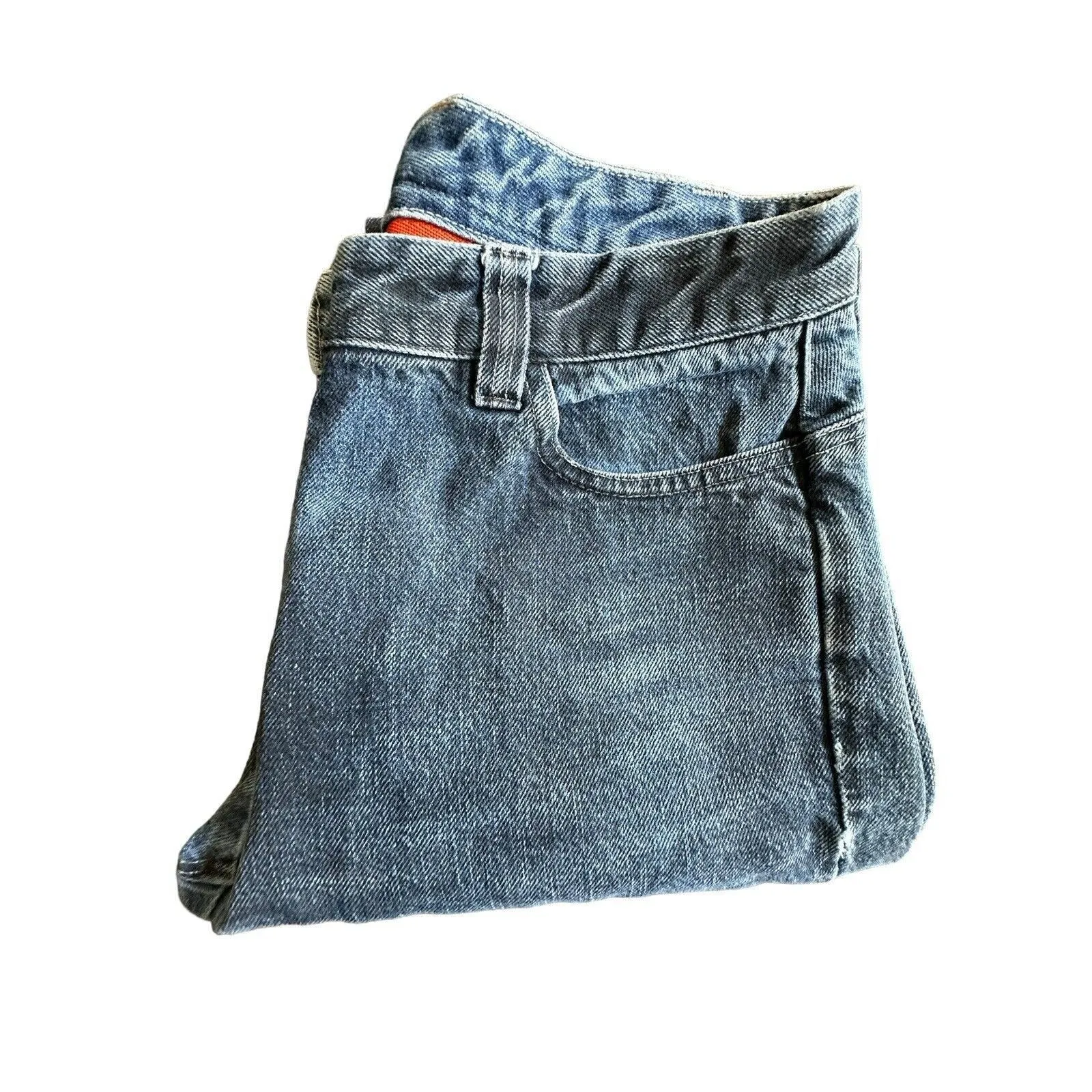 Faconnable Jeans Size 4 Bootcut Straight Blue Black Denim 100% Cotton #O2-5 - Image 12