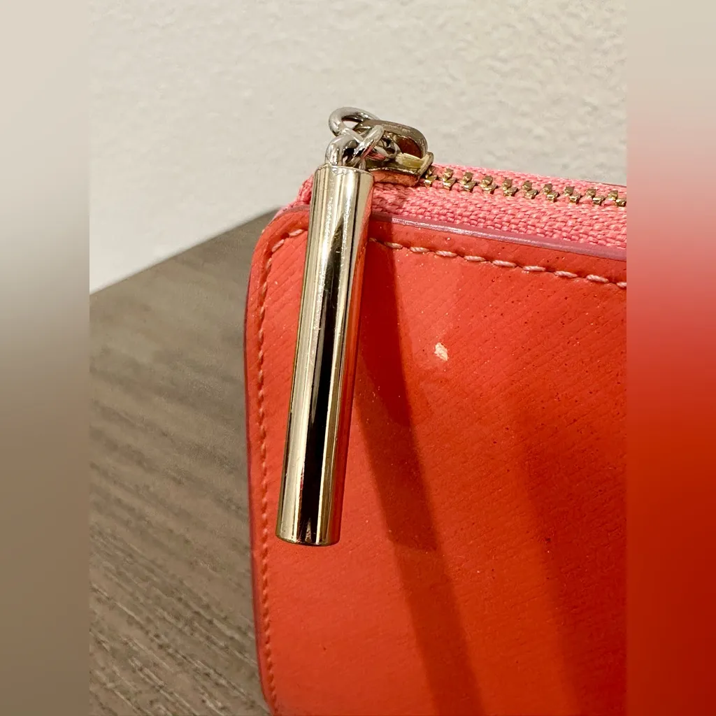 Lanvin En Bleu Sparkle Zip Around Wallet Pink - Image 2