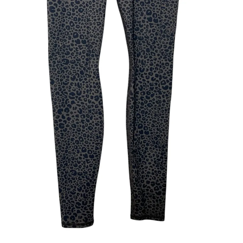 ALO Yoga Vapor High Waist Leopard Leggings Women’s XS Olive Branch Stretch - Image 4