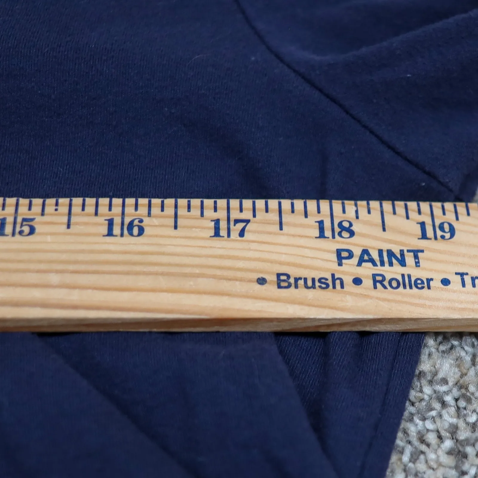 Lauren Ralph Lauren Womens Navy Blue RL Logo Nightshirt Sleep Shirt Size S - Image 6