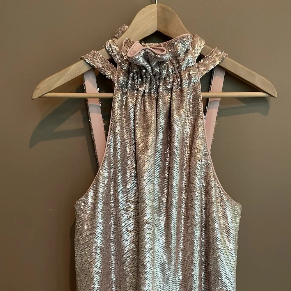 C/MEO Illuminated Mini Dress in‎ Copper Small - Image 6