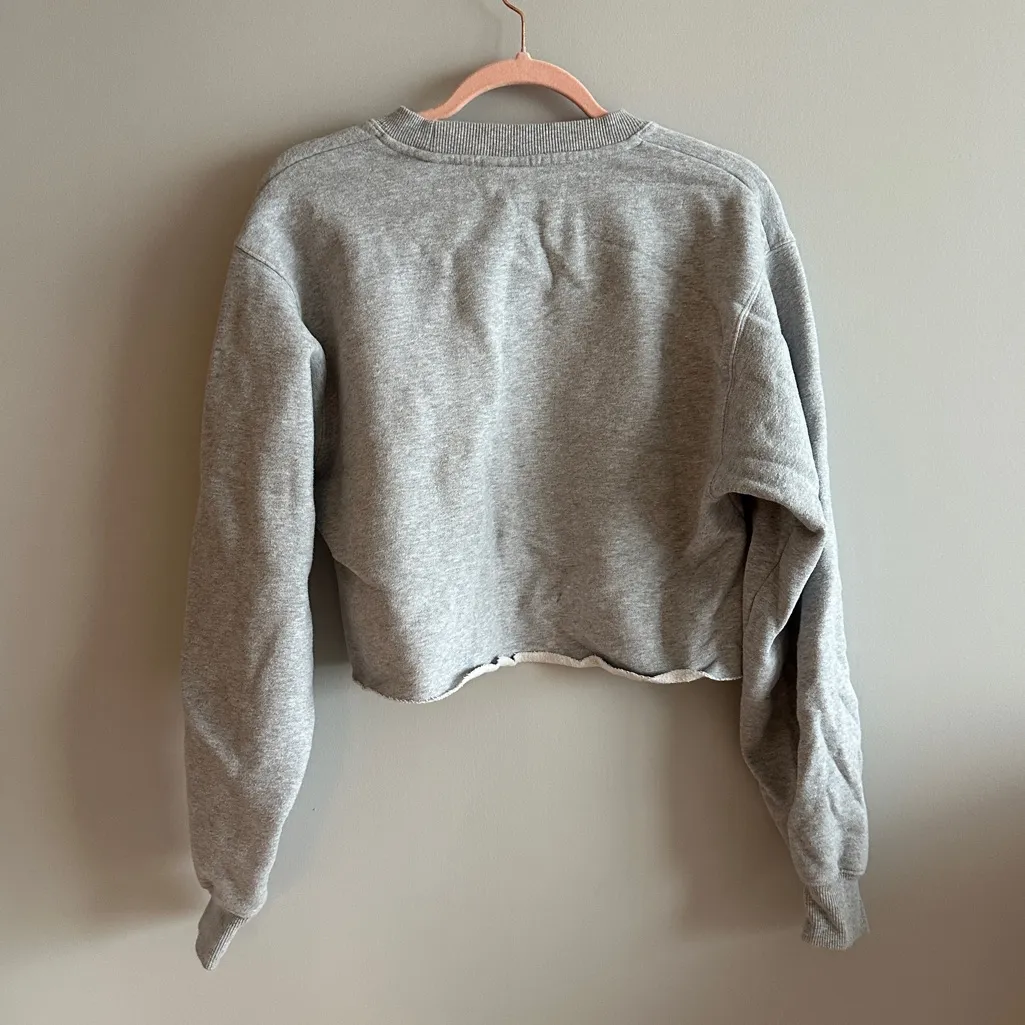 Aritzia TNA grey sweatfleece - Image 2