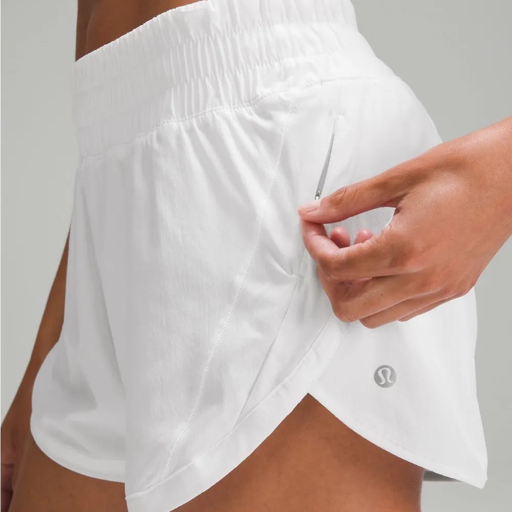 Lululemon Track That High-Rise Lined Short 3"
White Size 6 - Image 10