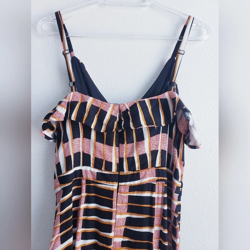 Ann Taylor Factory Abstract Mock Wrap Midi Dress - Image 7