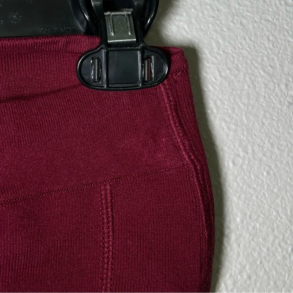 RtA Nour burgundy bustier corset style strapless crop top women’s size small Red - Image 10