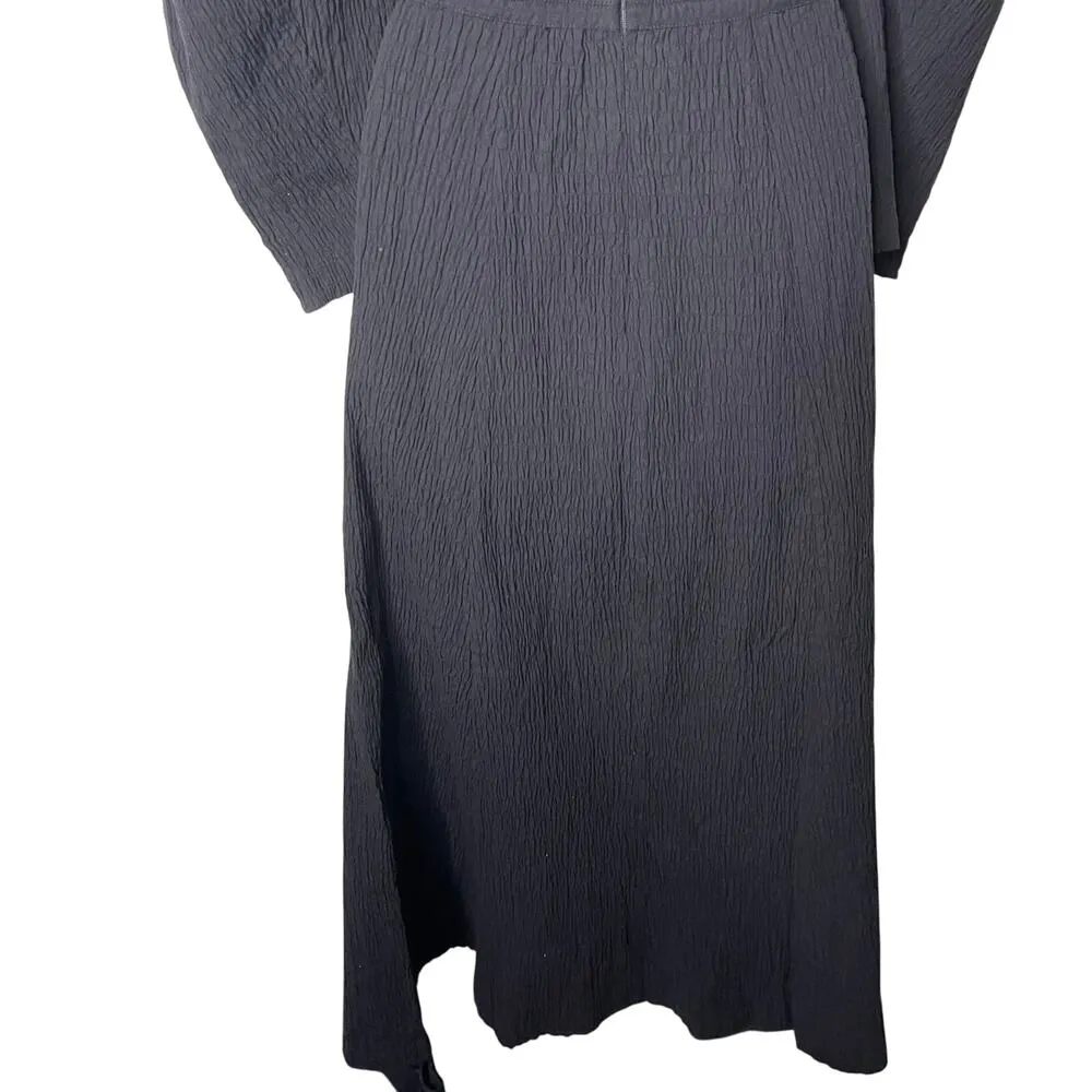 MARA HOFFMAN Violeta textured stretch-cotton midi dress sz 00 - Image 8