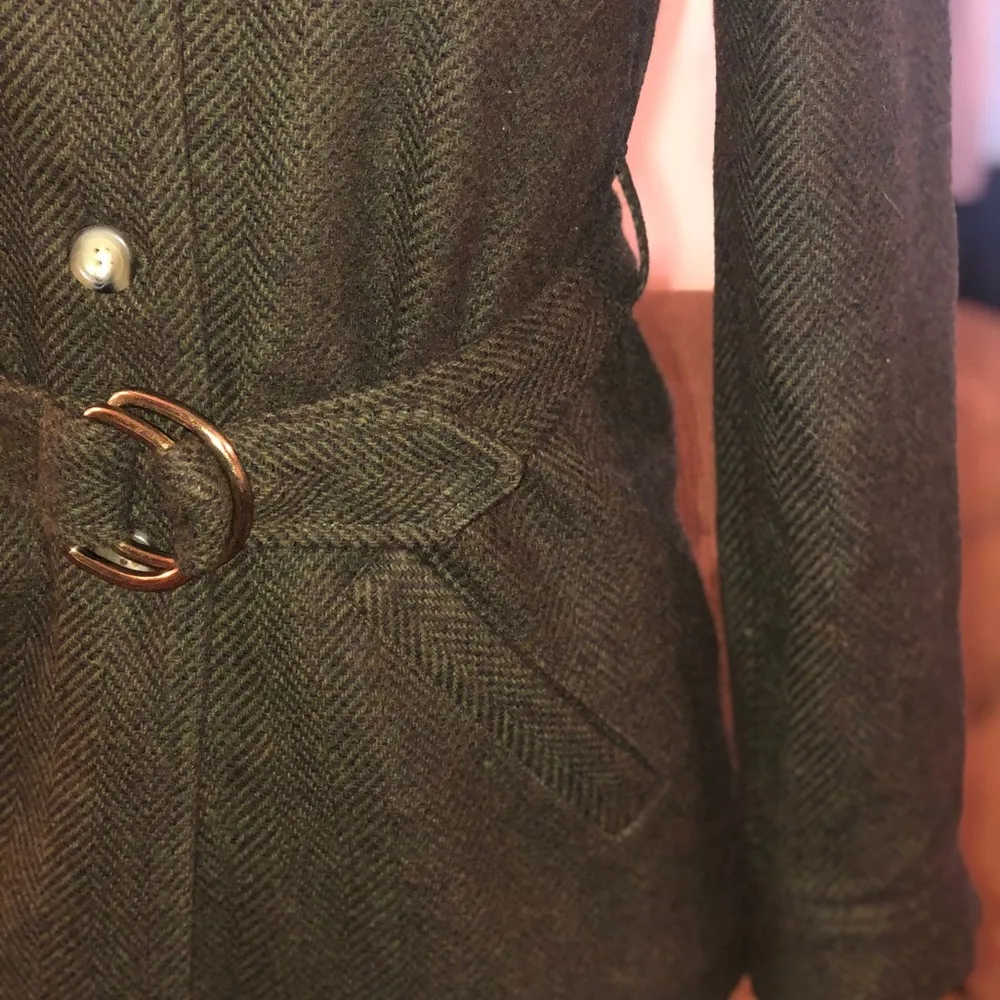 🍁🌿🌷💐🌿Tocca Wool belted brown coat for women🌿 Size 4 - Image 5