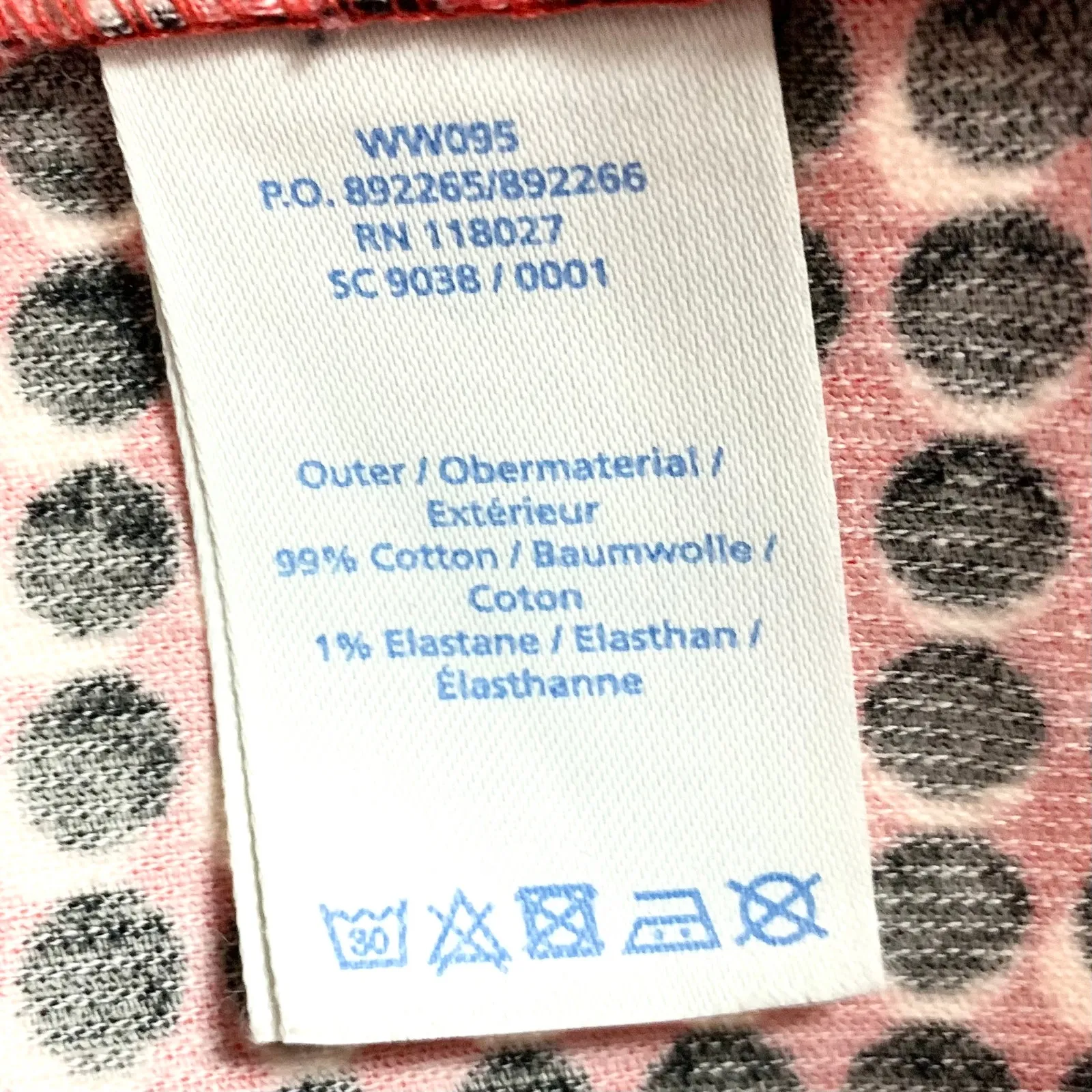 Boden Womens Hannah Polka Dot Corduroy Dress Sheath Geometric Red Black Size 8R - Image 4