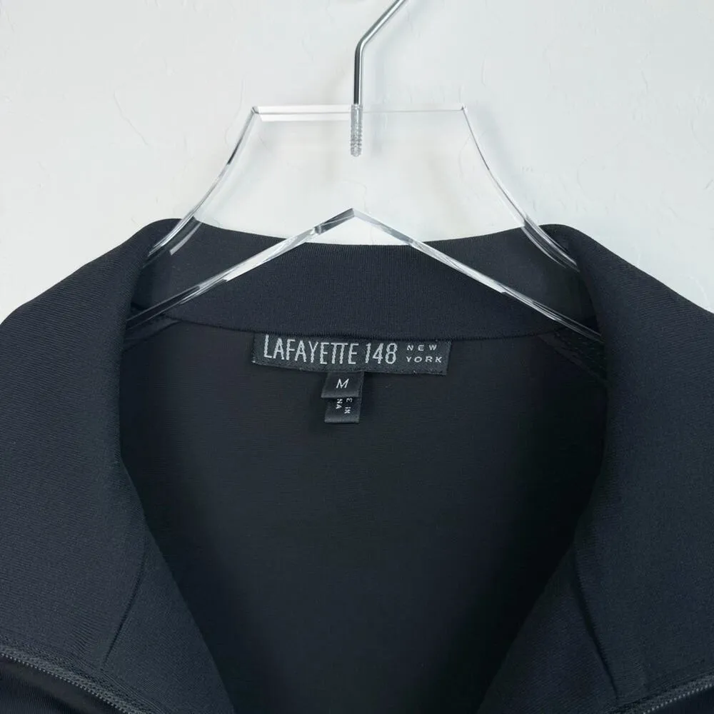 Lafayette 148 Jacket Zip Ruched Medium - Image 3