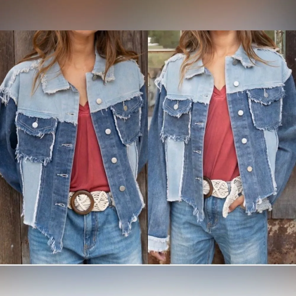 POL ‎ Patch Denim Jacket - Image 8