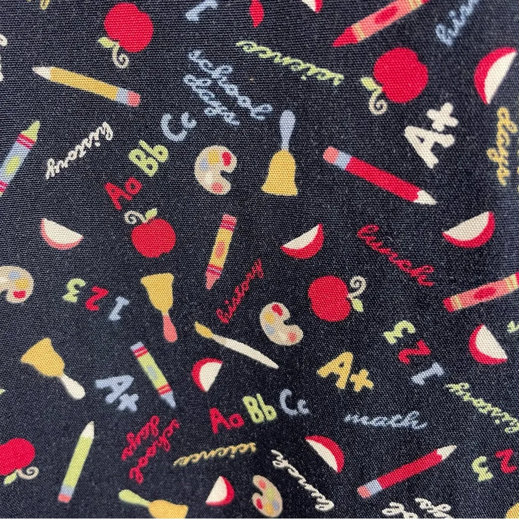 Vintage 90s Y2K Christopher & Banks Teacher Skirt Size 6 Novelty Button Front - Image 7