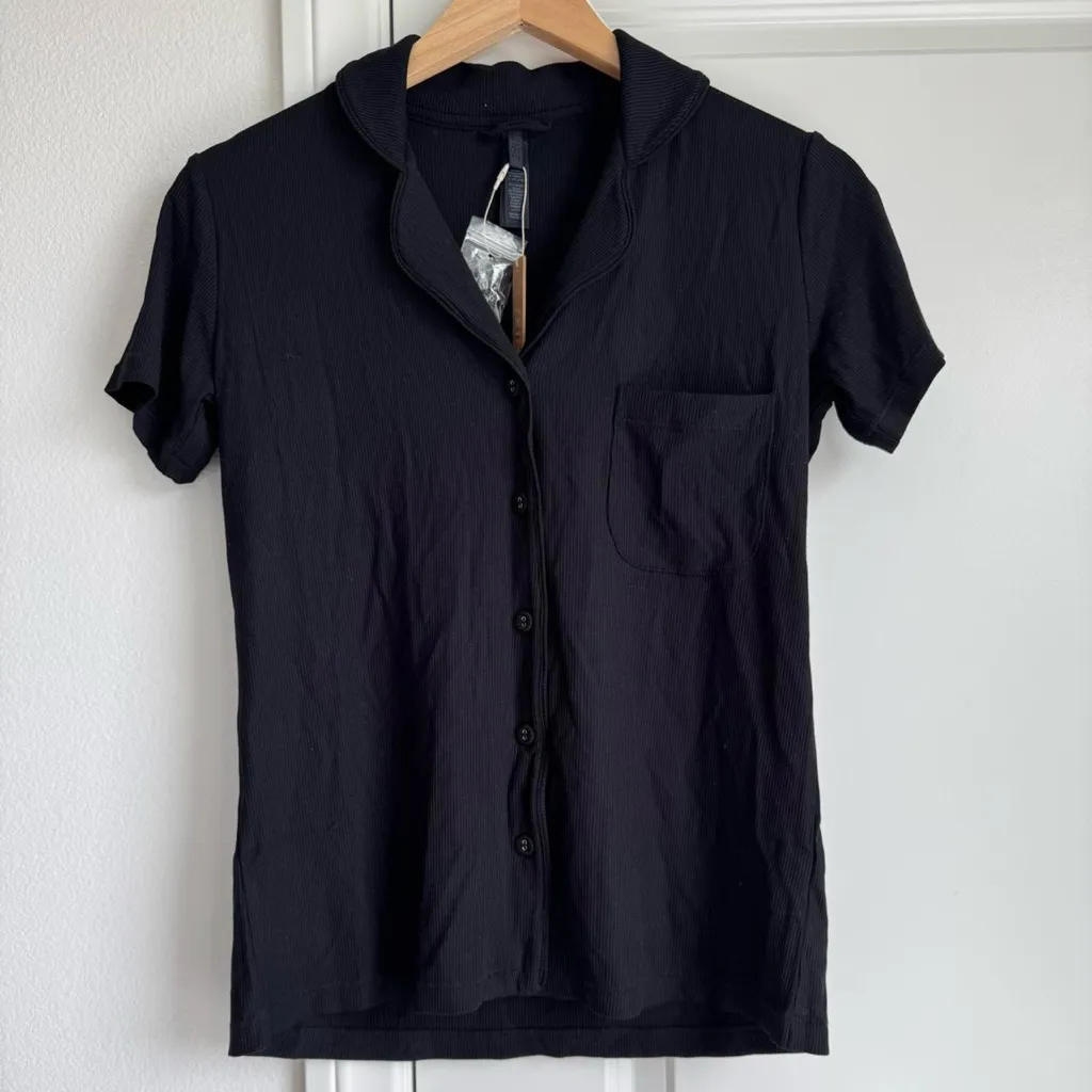 NWT Skims Soft Lounge Short Sleep Set in Onyx, size XXS - Image 3