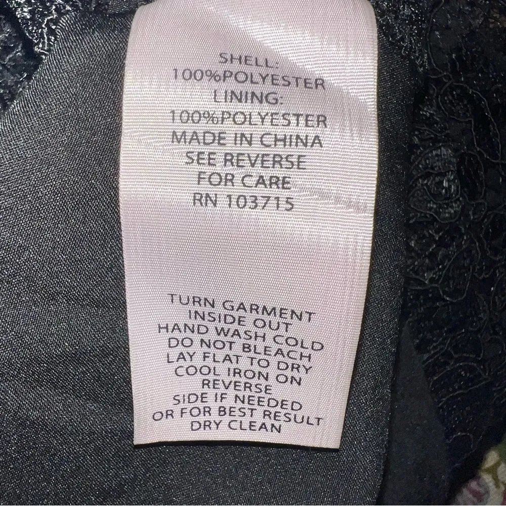 Nanette Nanette Lepore Very Black "Spring Bloom" Knee Length Floral Lace Dress-2 - Image 11