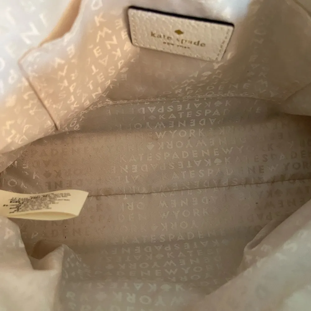 Wellesley Leaves Hanna Hyacinth Blue & White fabric crossbody - Image 7