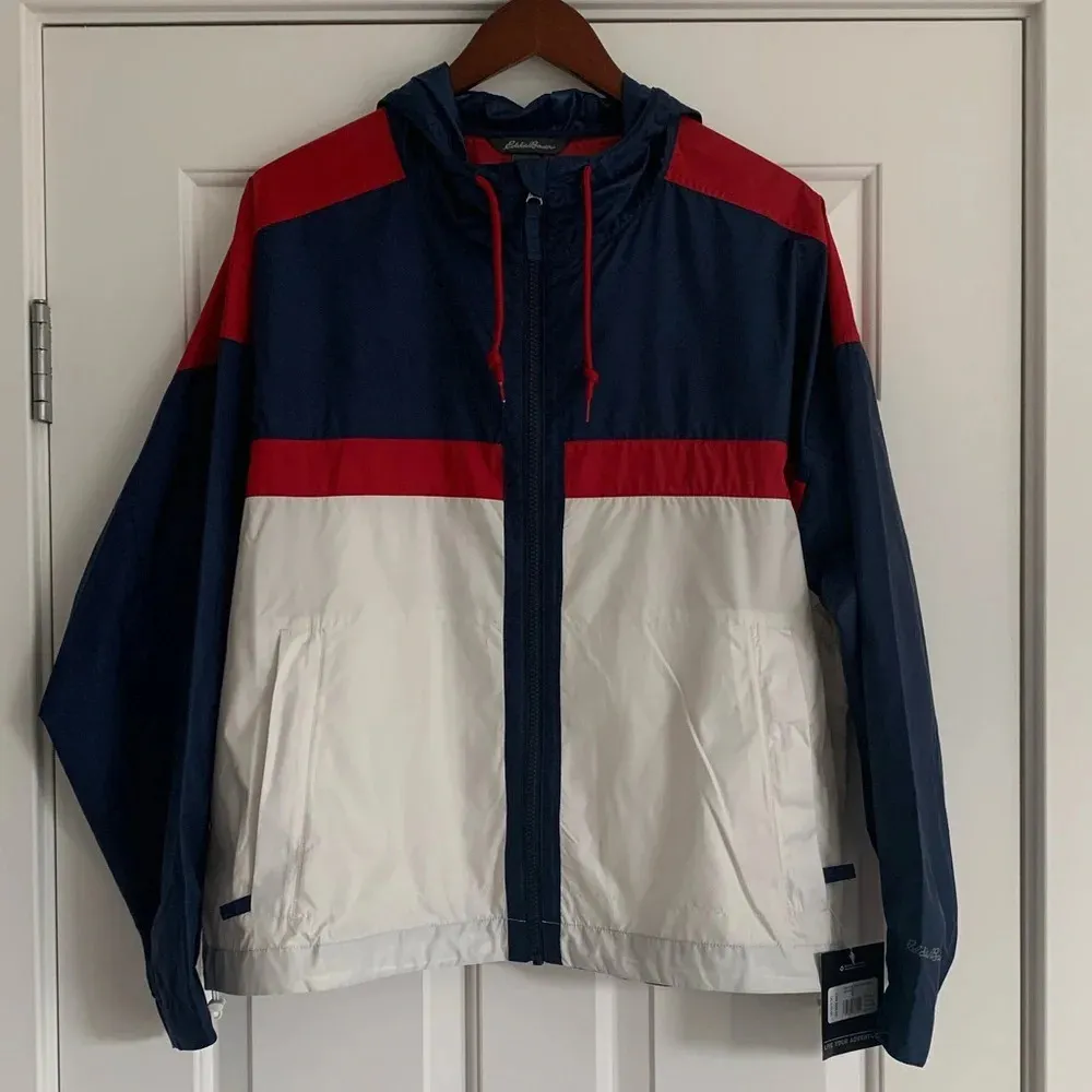 Eddie Bauer Women's Momentum UPF 50+ Hoodie Jacket Size XL - Medium Indigo - NWT - Image 3