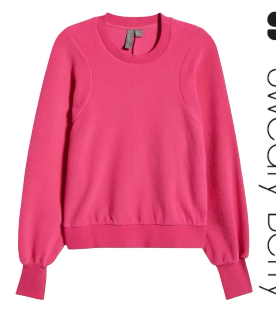 Sweaty Betty Compass Seam Detail Mallow Sweatshirt - Image 1