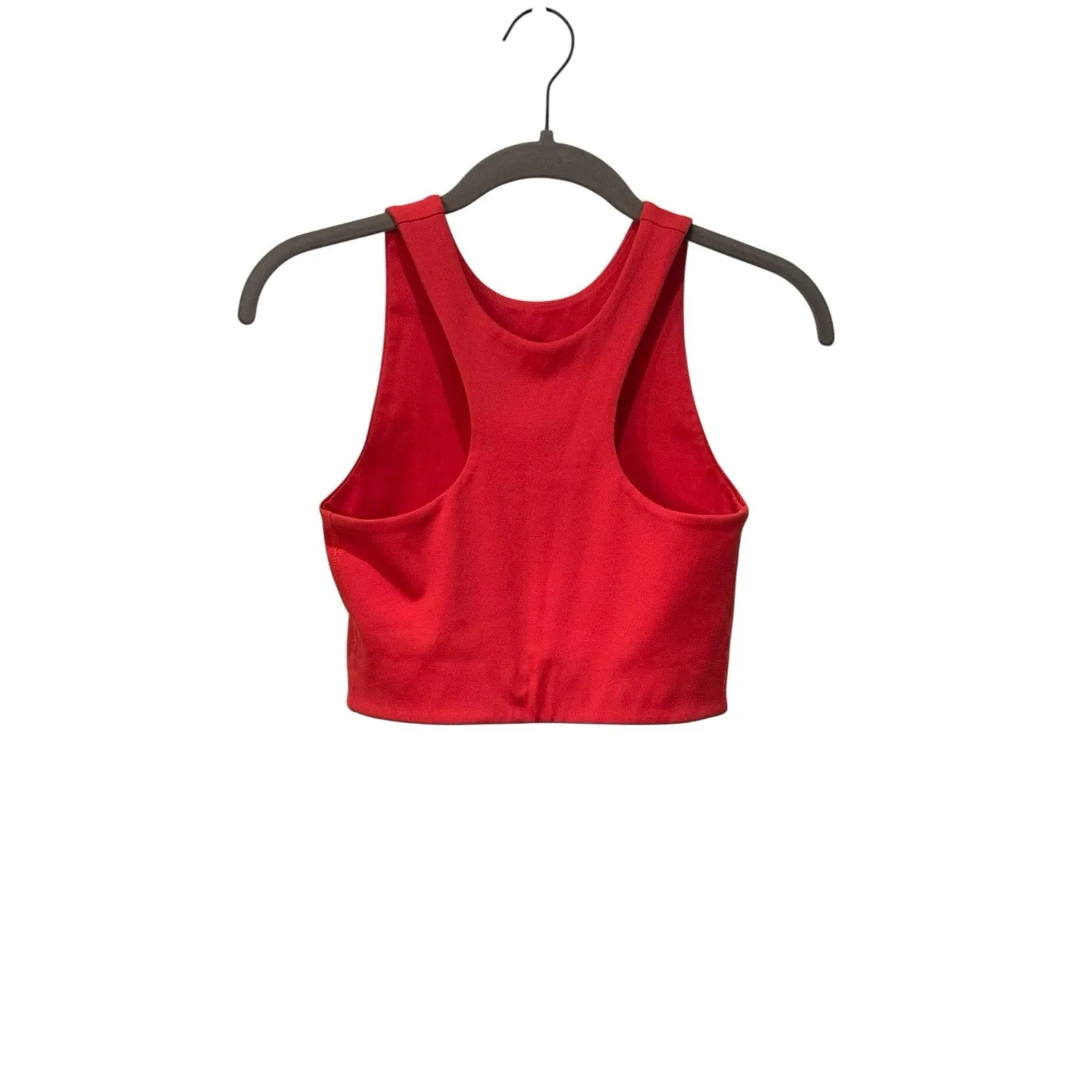 GIRLFRIEND‎ COLLECTIVE Dylan Tank Cropped Sport Bra XS Pink Geranium High Neck - Image 4