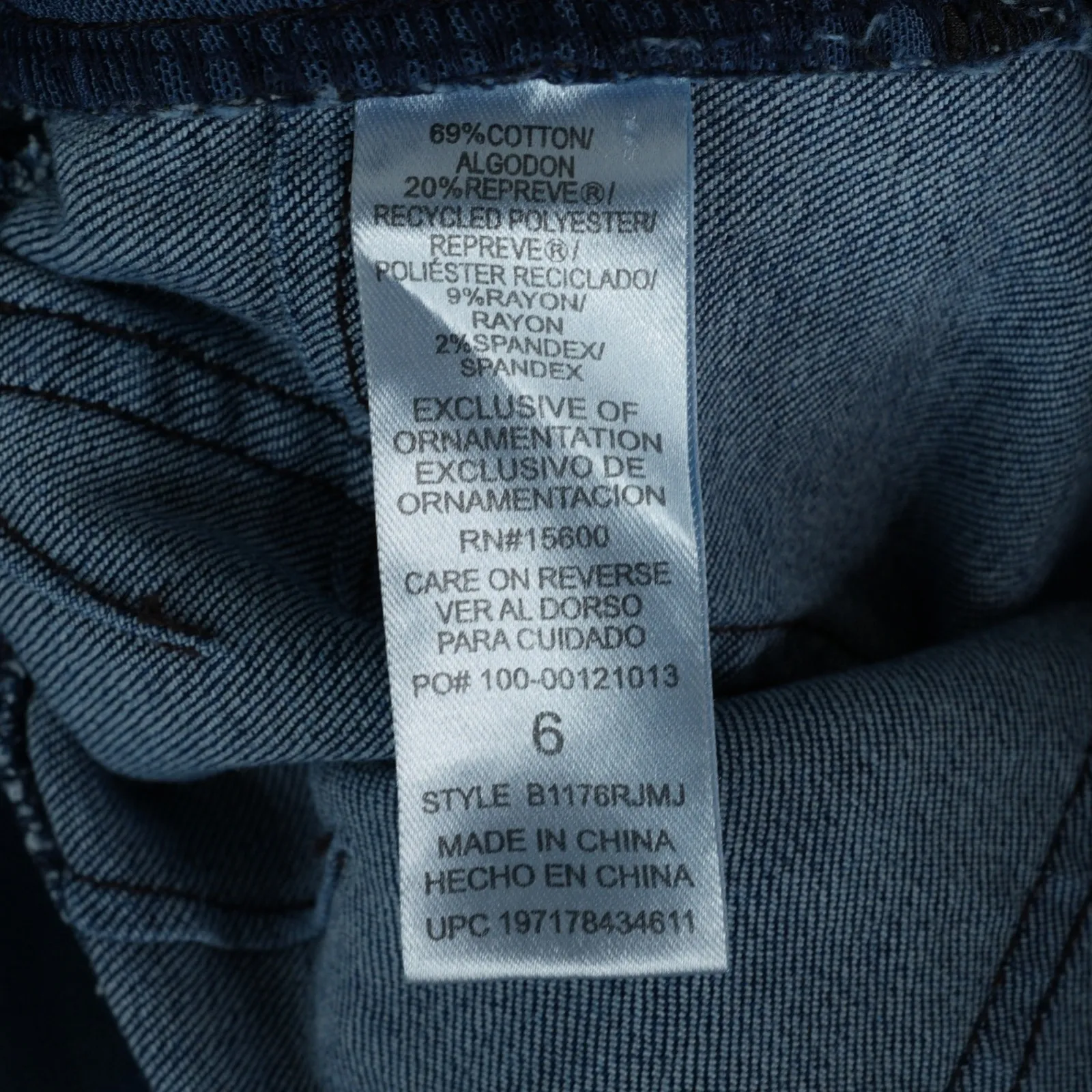 Democracy Jeans Womens 6 (29x27) Blue Absolution Skinny Ankle Stretch Denim - Image 7