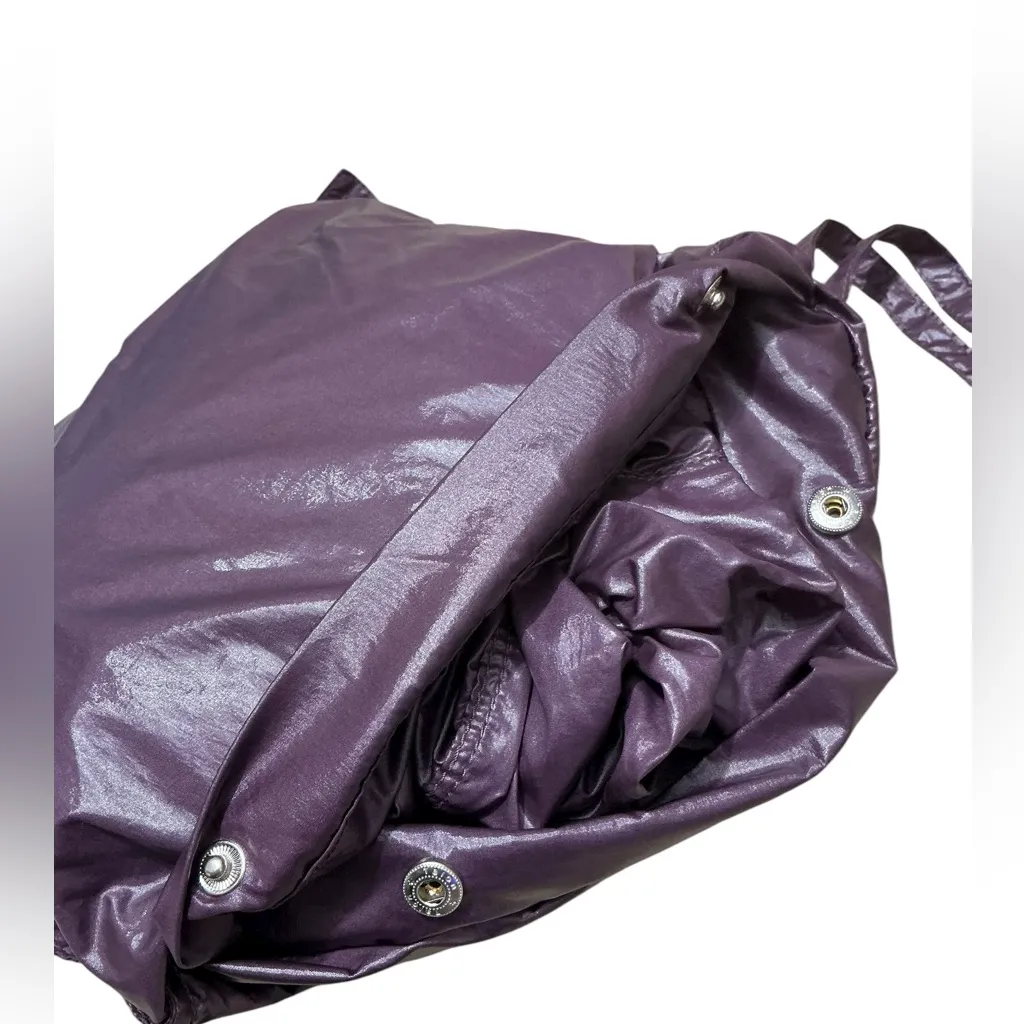 FP MOVEMENT Spring Showers Packable Rain Jacket XS 26” p2p Black Tea $128 NWT Purple - Image 8