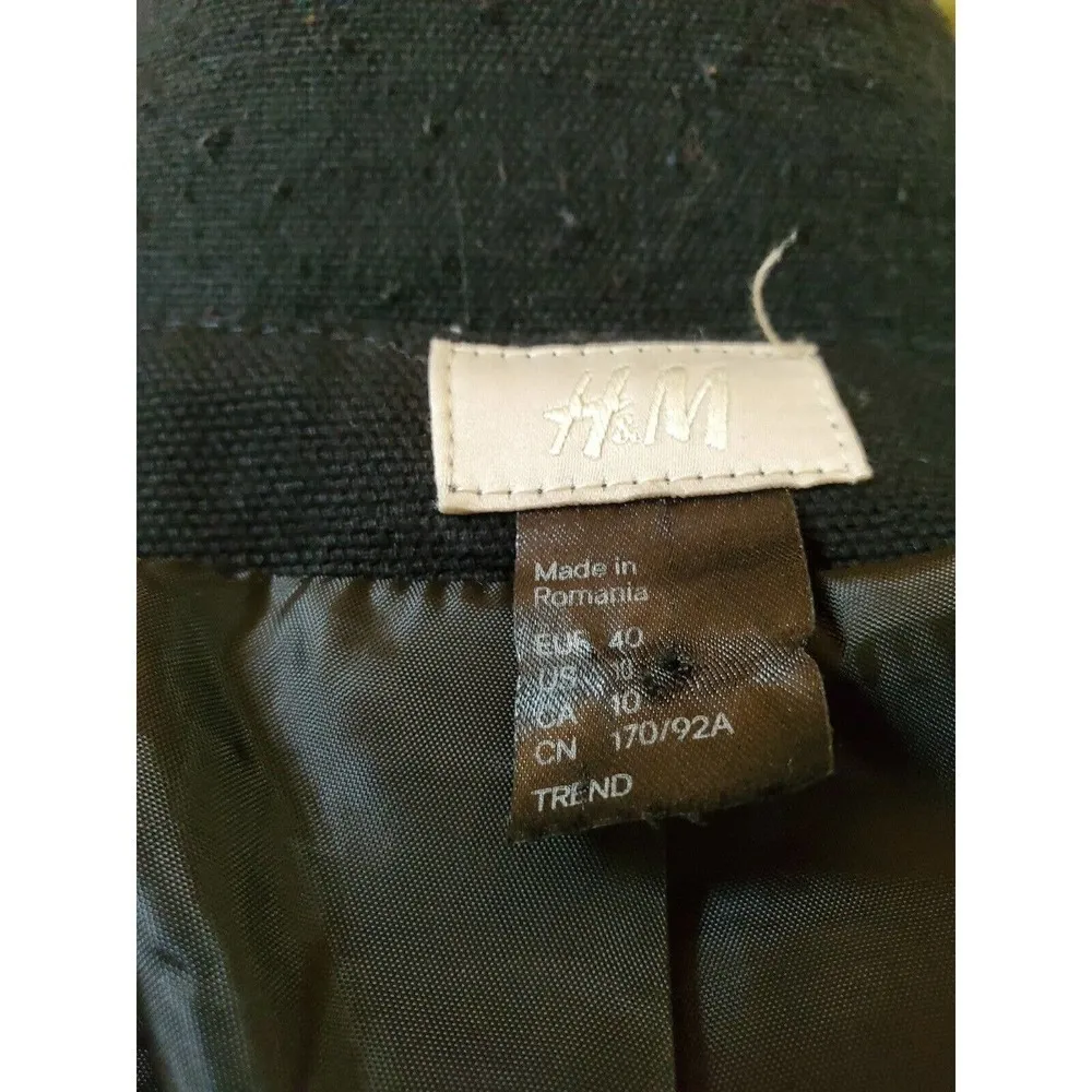 H&M Bolero Crop Formal Jacket S10 *Brooch Included - Image 8