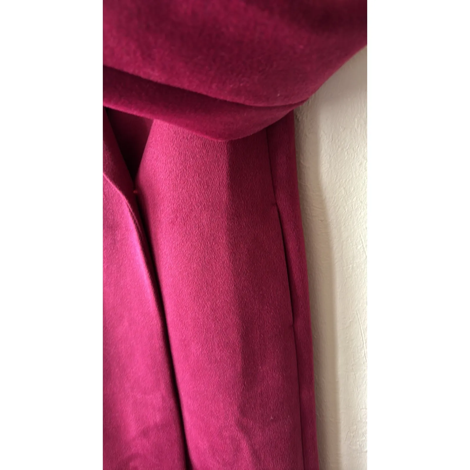 NWT Ann Taylor Wool Blend Double Breasted Red Coat Size S - Image 7