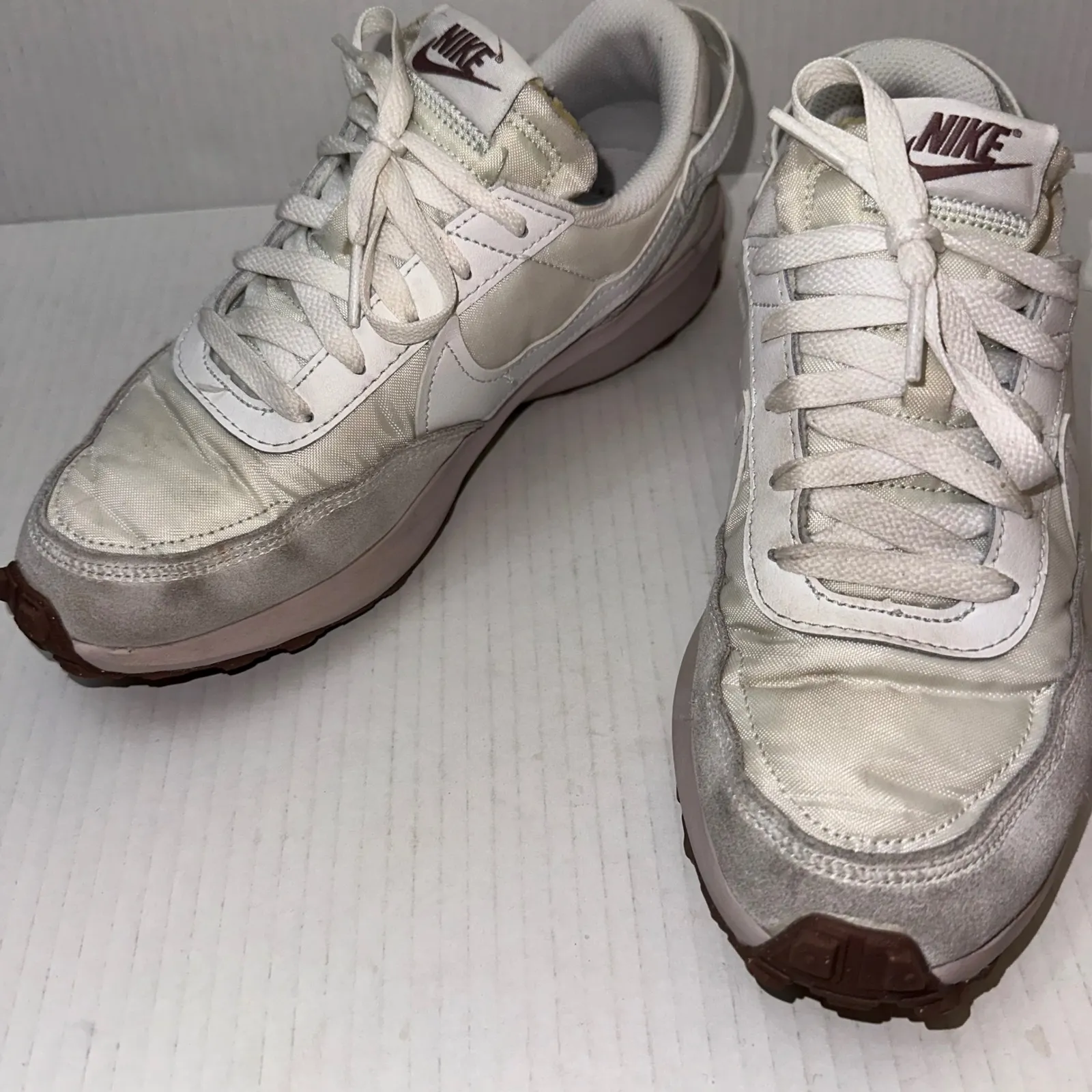 Nike Waffle Debut Shoes Womens 7.5 Summit White Beige Casual Sneakers DH9523 106 - Image 8