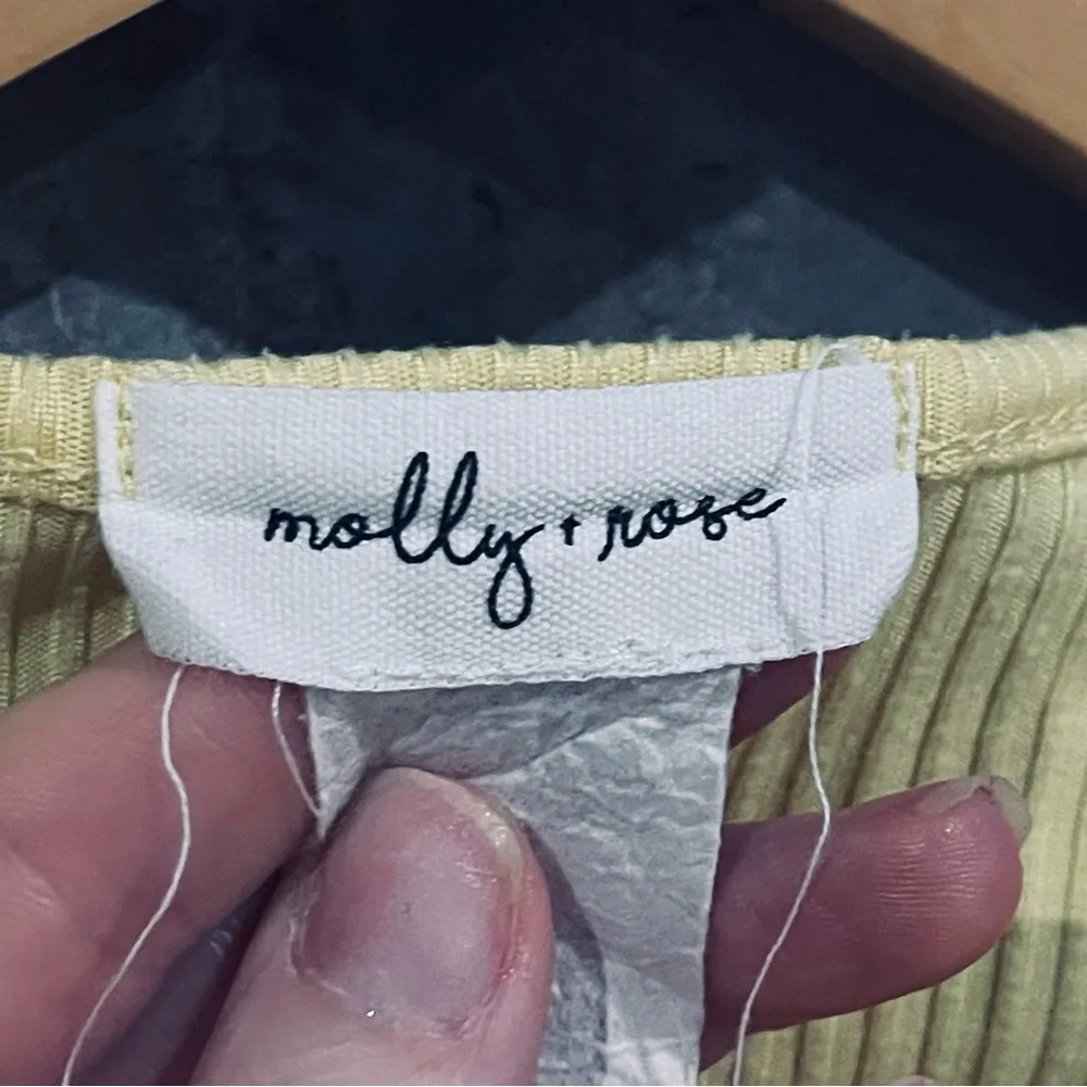 Soft Yellow Molly Rose Crop Top - Image 2