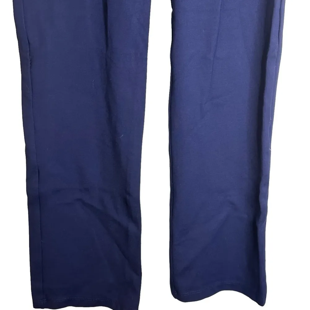 Betabrand Straight‎ Leg Dress Pant Yoga Pant Navy Blue W0076-SF (See Button) SP - Image 4