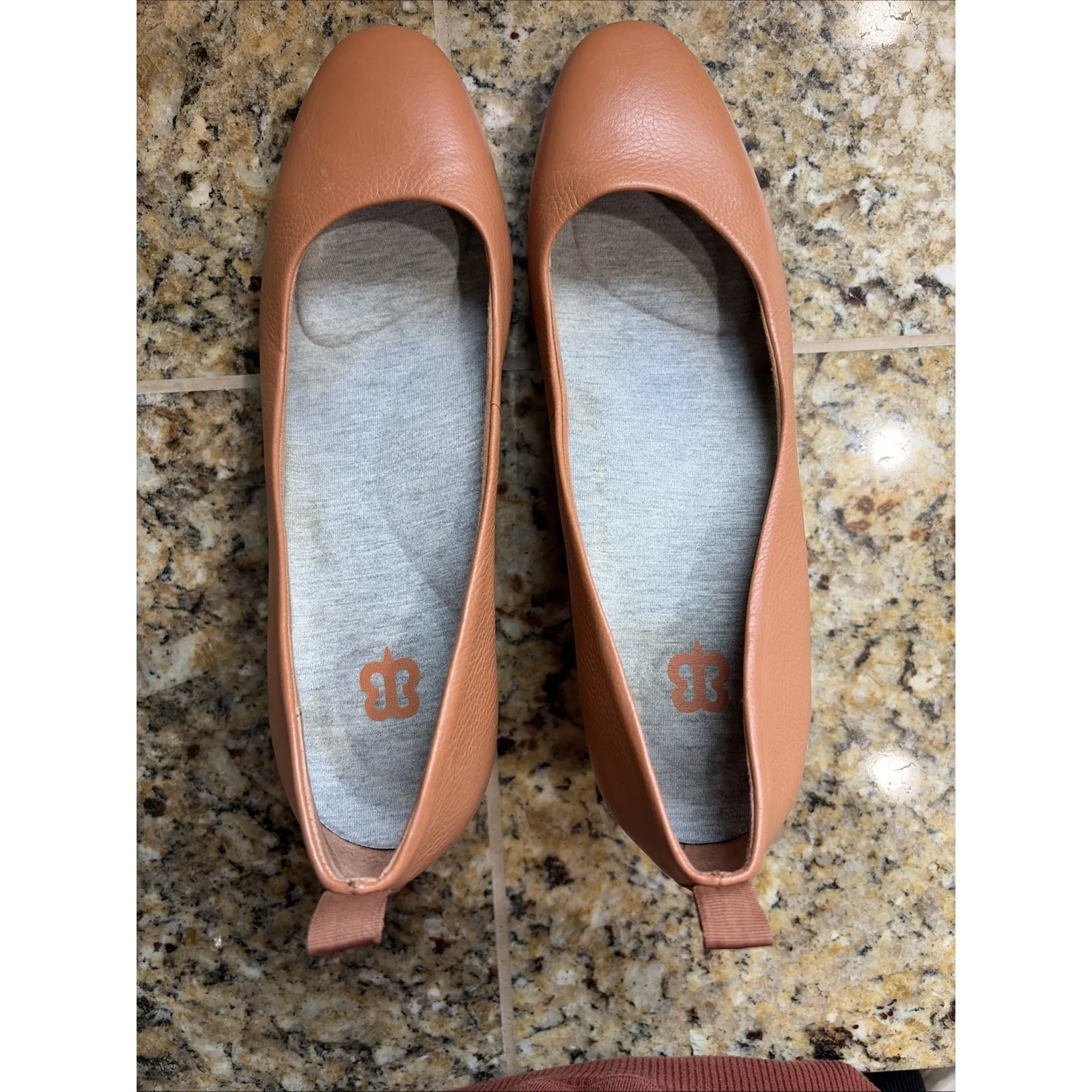 Betabrand Hazel Brown Leather All Weather Wedges Shoes Womens 10.5M - Image 8