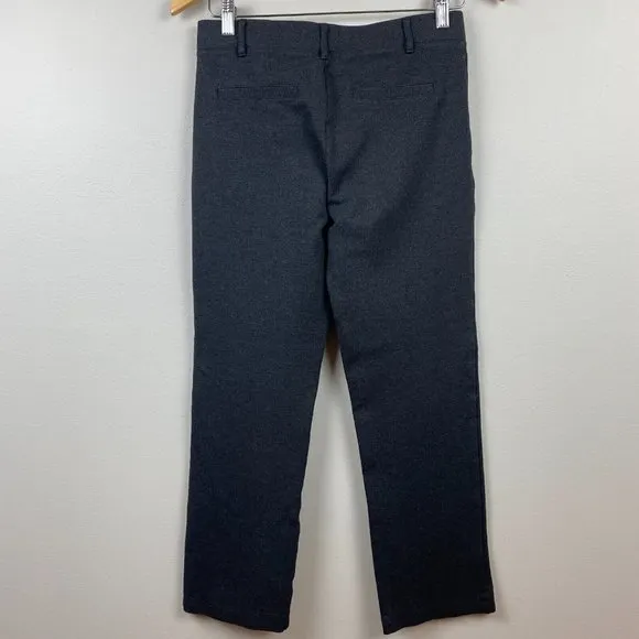 Betabrand Pants PS Charcoal Gray Pull On‎ Straight Workwear Stretch Small Petite - Image 4