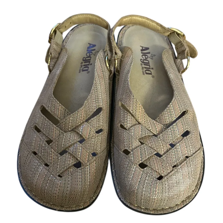 Alegria Naturally Tan Beige Freesia Comfort Clogs Size 8 / 8.5 NEW Without tags - Image 3
