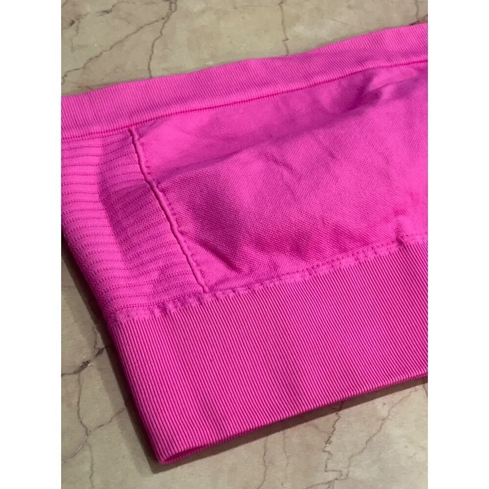 RICK OWENS Bandeau Top in Hot Pink Large New Womens Strapless Tube - Image 6