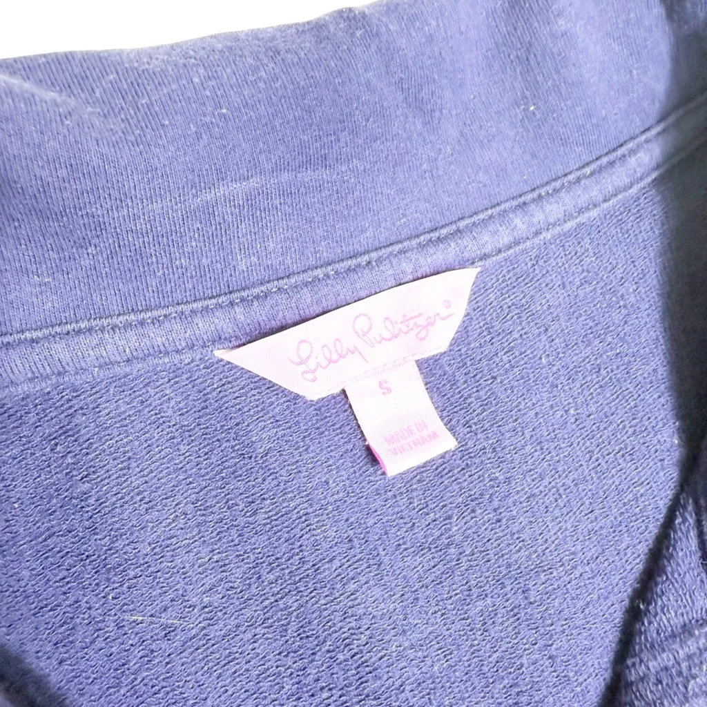 Lilly Pulitzer Vintage Skipper‎ Popover Full Zip Jacket size S - Image 3