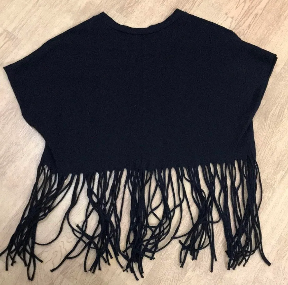 Lady gaga cropped Fringe Top - Image 3