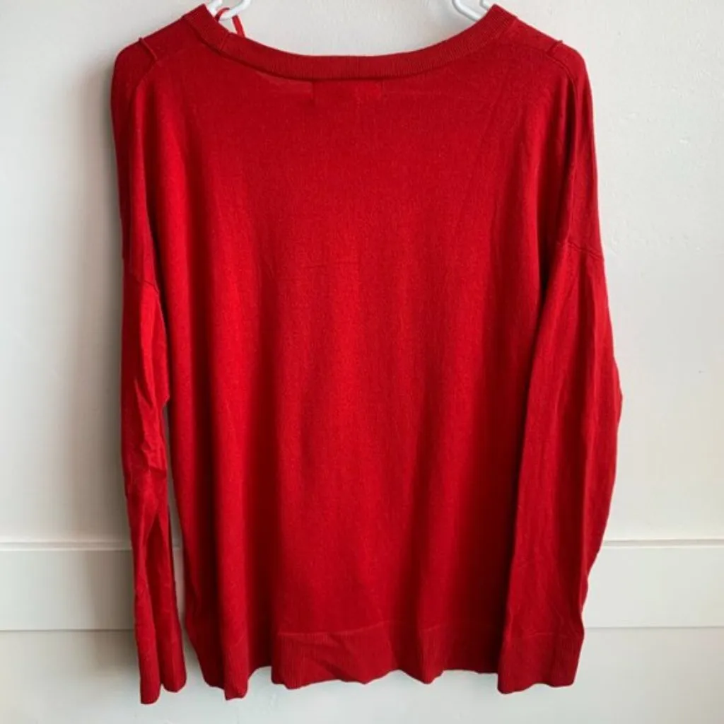 Michael Michael Kors Red Crewneck Sweater Size M - Image 2