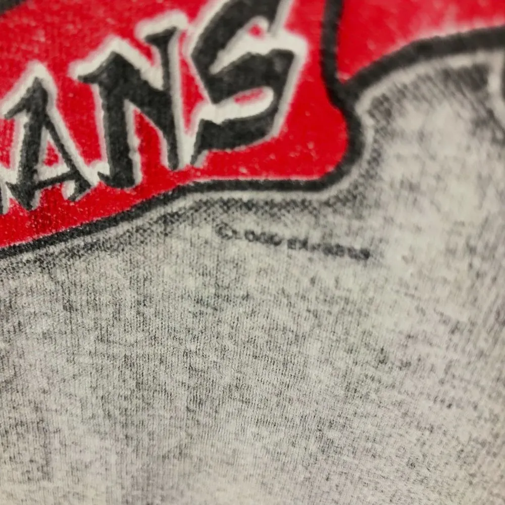 2000 Vintage Y2K Voodoo Bourbon St New Orleans T Shirt Gray Large L Skeleton - Image 7