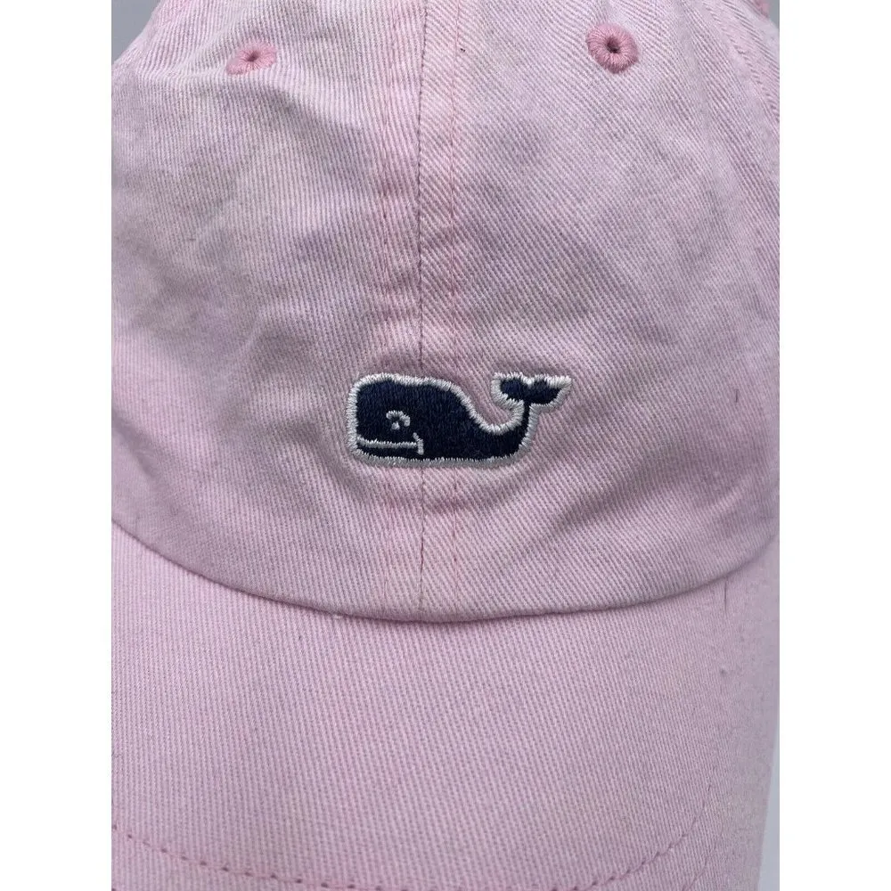 Vineyard Vines Pink Whale Logo Adult Adjustable Strapback Hat Cap - Image 9