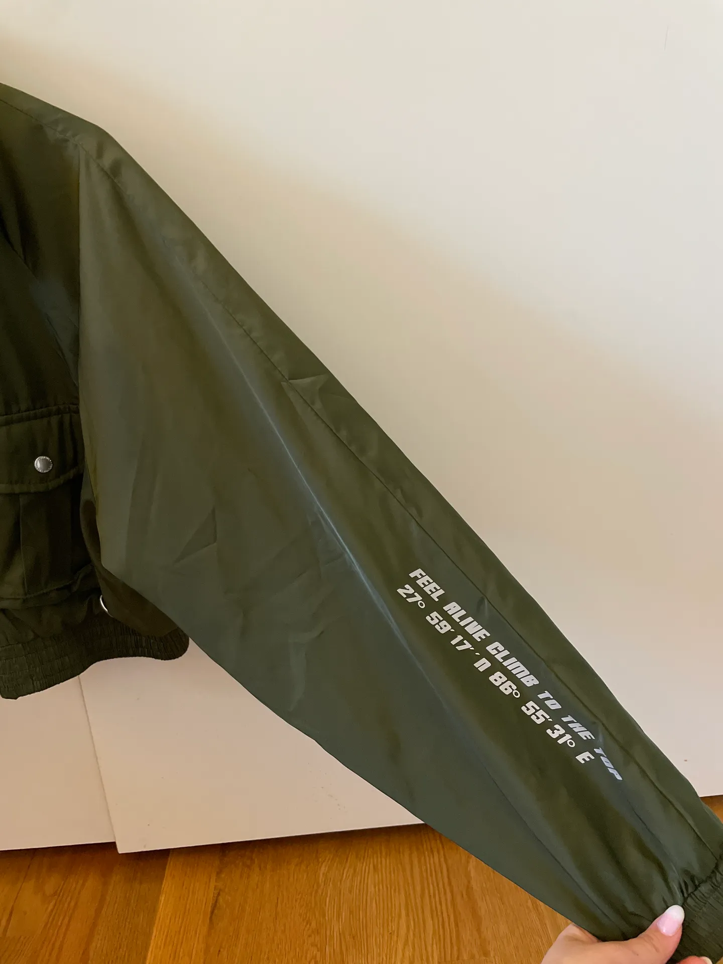 Cropped Bomber Jacket - Image 2