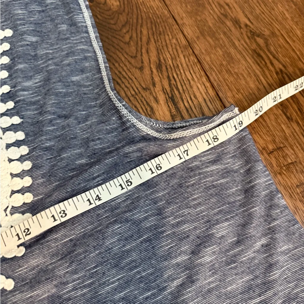 Max Studio Dress Blue/White - Image 7