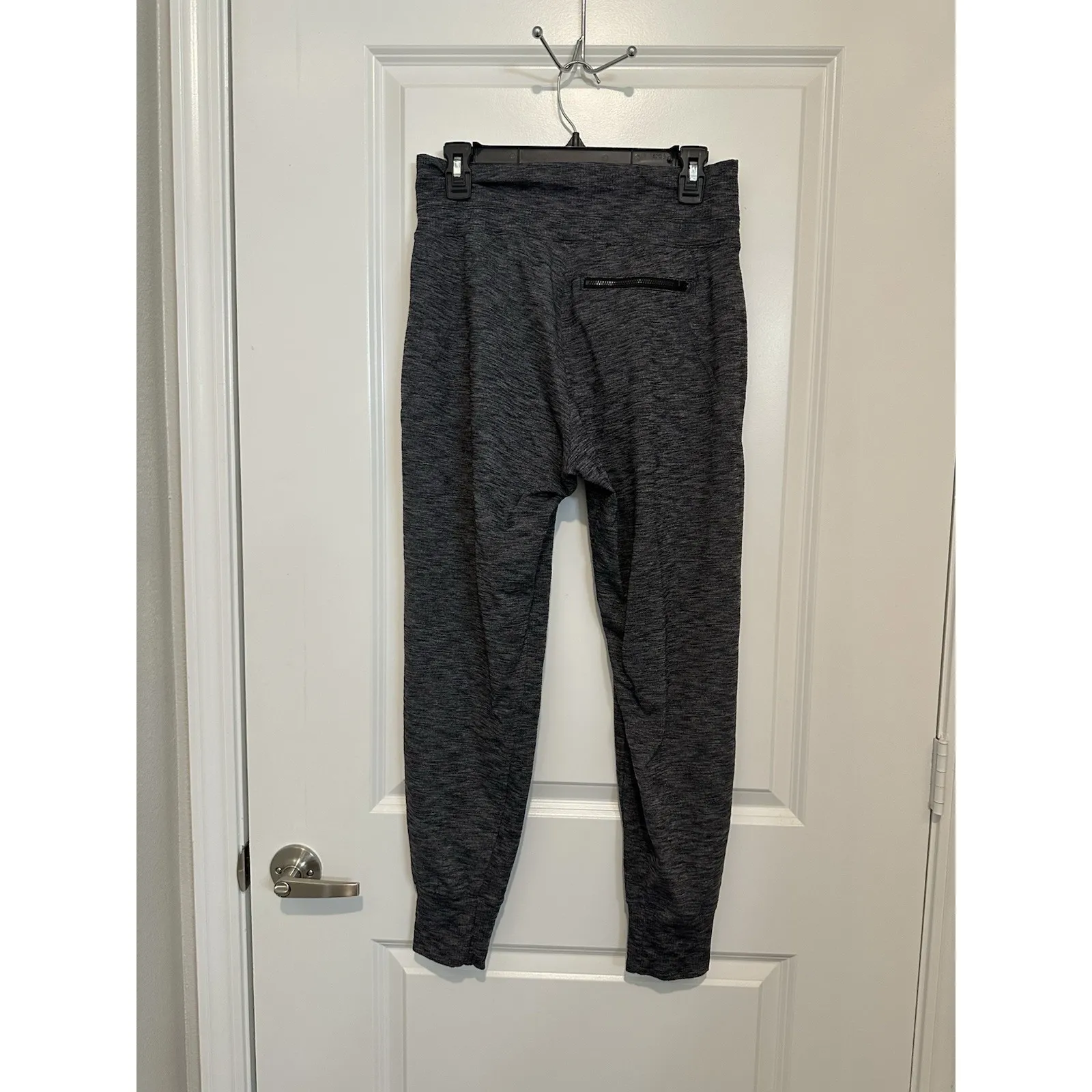 Athleta Venice High Rise Jogger Marled Gray Size Small Zipper Pockets‎ - Image 2